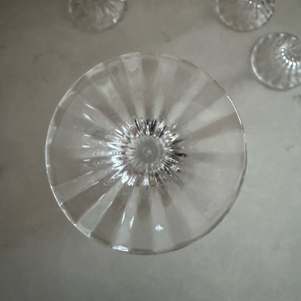 Mikasa Park Lane Crystal Champagne Flutes Retired 8 5/8” Set Of 6 - Picture 5 of 7